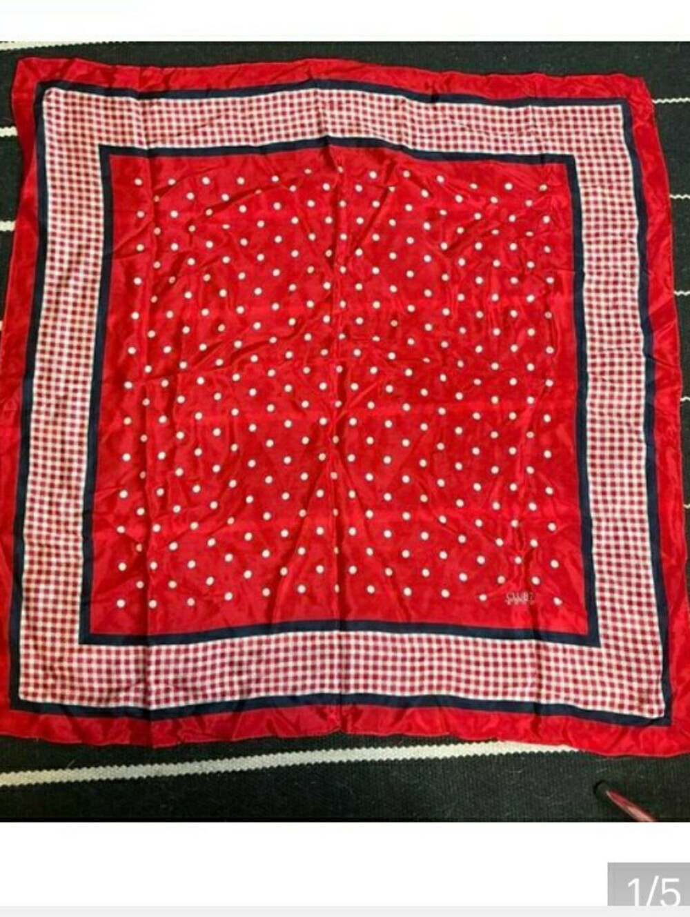 Echo Club 7 Silk Square Scarf